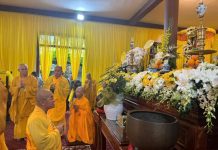 Thường trực BTS Phật giáo tỉnh viếng lễ tang HT. Thích Phước Minh – Trưởng BTS PG TP Đà Nẳng
