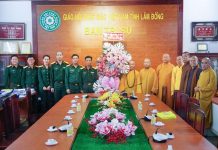 Bộ Chỉ Huy Quạn Sự tỉnh thăm chúc mừng Đại lễ Vu Lan Báo Hiếu
