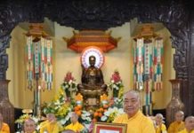 Trang nghiêm lễ bổ nhiệm Đại đức Thích Nguyên Thể trụ trì chùa Linh Sơn